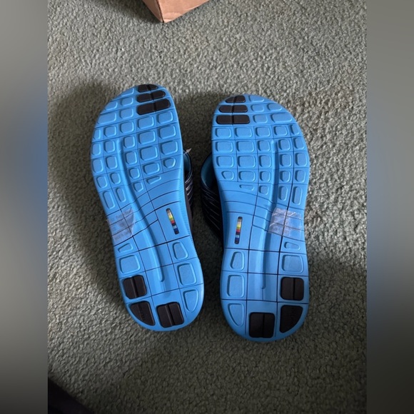 BRAND NEW - Blue Hurley Bubble Cushion Heel Surf Comfort Flip Flops Size 10 - Picture 3 of 6